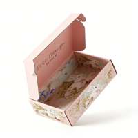 Boîtes cadeaux en carton ondulé OEM, boîtes pliantes écologiques personnalisées pour envoi postal