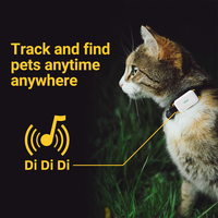 Nouvelle arrivée localisateur de dispositif de suivi en temps réel 4g mini traqueur de collier gps pour chien de compagnie avec application Omni