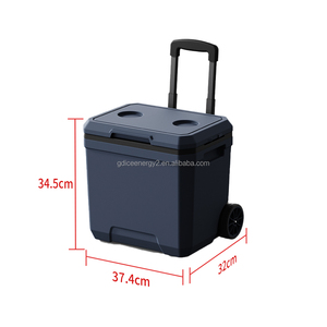 Nevera Portátil con Ruedas para Playa y Exteriores, 18L, para Bebidas y Pesca, con Asa Extensible - Product Image 2