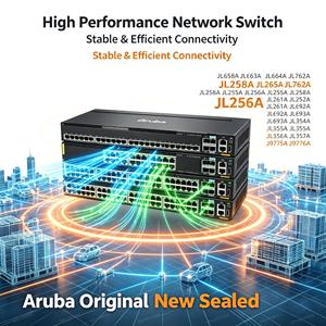Nouveau stock original JL255A <span class=keywords><strong>Aruba</strong></span> <span class=keywords><strong>2930f</strong></span> <span class=keywords><strong>24</strong></span> ports gérés PoE+ 24SFP+ Switch 128G Capacité 10/100/1000Mbps Garantie 1 an - Product Image 2