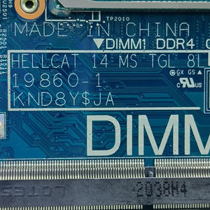 Original Nouveau Pour Dell Inspiron 7506 2-en-1/5406 2-en-1 Carte Mère i5-1135G7 MX330 041RYR HELL CAT 14 MS TGL 8L 19860 - Product Image 4