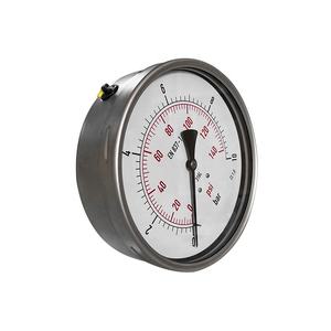 <span class=keywords><strong>En837</strong></span>-<span class=keywords><strong>1</strong></span> <span class=keywords><strong>1</strong></span>/4 "NPT 150มม. เครื่องวัดความดันถังแก๊ส0-25bar 15บาร์ - Product Image 5