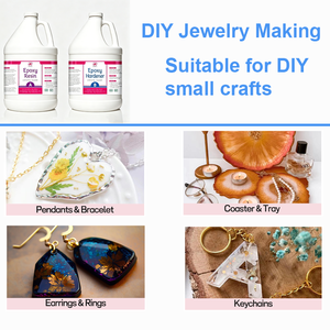 Crystal Clear Epoxy <strong>Resin</strong> Liquid Glue Anti-yellowing High Transparency Bubble Free Craft <strong>Jewelry</strong> <strong>Resin</strong> <strong>Kit</strong> for DIY Art Handmade - Product Image 3