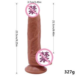 Safer Sex Silikon-Dildos für Weibliche Masturbation Penis mit Gleitender Vorhaut und Großem Saugnapf Spielzeug für Frauen - Product Image 3