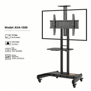 <span class=keywords><strong>Support</strong></span> multimédia universel pour bureau et école, mobile avec <span class=keywords><strong>support</strong></span>, avec élévateur de télévision motorisé, chariot de télévision - Product Image 4