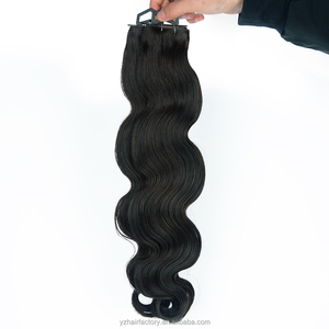 ต่อผมแบบผีเสื้อ สีอ่อน ผมแท้ พร้อมด้วยเทคนิคการต่อแบบ Double Weft Genius Hole Weft - Product Image 6