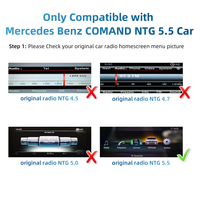 Interfaz Inalámbrica CarPlay Rhythm para Mercedes Benz NTG 5 5, Compatible con Mapas en Línea y Navegación