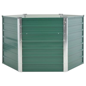 Jardinera elevada Db Garden de 50.8 x 50.8 x 31.3 pulgadas, de acero galvanizado, con autorriego, cuadrada, verde, para jardín. - Product Image 5