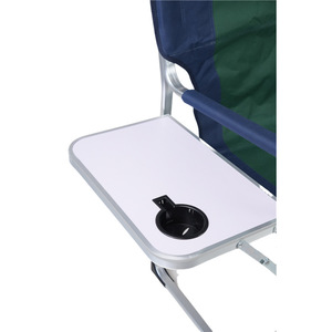 Chaise pliante portable d'extérieur très vendue pour le camping et la pêche avec glacière intégrée - Product Image 3