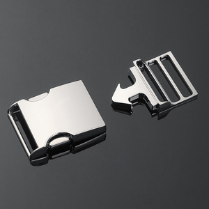 Hebilla Metálica Jiuyuan de Aleación de Zinc Plateada Ajustable para Mochila, Equipaje y Accesorios de Bolsa Q023-25 - Product Image 3