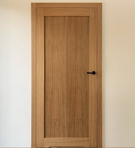 Cửa nội thất bằng gỗ với kính mờ cho tủ quần áo gia đình sang trọng và lối vào căn hộ cao cấp - Product Image 1