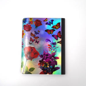 Cuaderno de composición Henry A5 de 60 hojas con laminación dorada y plateada, encuadernado cosido, para estudiantes, para escribir notas, diario, para uso escolar/oficina - Product Image 2
