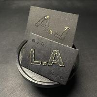Étiquettes en cuir véritable de haute qualité, personnalisées avec logo en relief, découpées au laser, écologiques, à coudre sur les vêtements