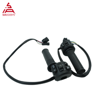 Siaecosys Twist Throttle K159 Universal Electric Motorcycle IPX7 Throttle Grip Combination Switch Non-contact Hall Sensor DC.
