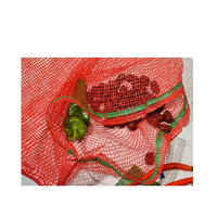 Groente-netzak met trekkoord, makkelijk te sluiten en te dragen voor supermarkt, thuisopslag, landbouw; opties van 5kg/10kg/25kg