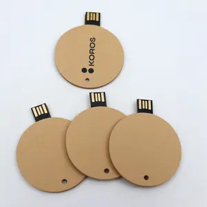 New arrival 100% custom brand card board usb stick 8gb 16gb 32gb 2.0 paper flash drive pendrive recycle eco friendly memory disk