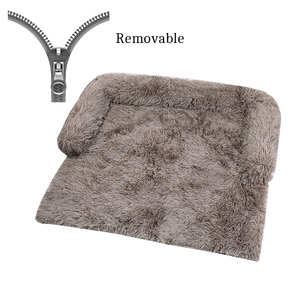 Wholesale New Design Faux Fur <strong>Pet</strong> <strong>Bed</strong> With Cover 2021 New Removable and Washable <strong>Pet</strong> Sofa Dog <strong>Bed</strong> Cover - Product Image 6
