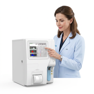 เครื่องวิเคราะห์โลหิตวิทยาสัตวแพทย์ เครื่องตรวจเลือดอัตโนมัติสำหรับคลินิกสัตว์เลี้ยง โรงพยาบาลสัตว์ หน้าจอสัมผัส LCD เครื่องพิมพ์ในตัว - Product Image 1