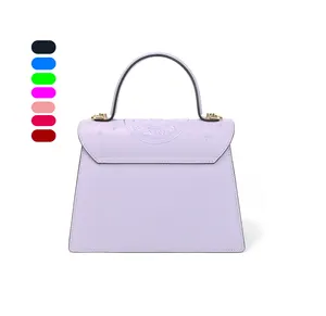 Dame Mode Echtleder-Schultertasche Designer Damen Tasche Hersteller individuelles neues Modell 2024 Markenmode Schultertasche