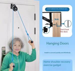 Puleggia per Spalle, Attrezzo Fitness per Esercizi Sportivi, Tonificazione Muscolare del Collo e degli Arti Superiori, Corda di Trazione per Allenamento Braccia - Product Image 4