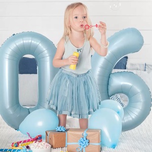 Globos <span class=keywords><strong>de</strong></span> Aluminio Digitales Azul Bebé/Rosa/Verde, Decoración <span class=keywords><strong>de</strong></span> <span class=keywords><strong>Fiesta</strong></span> al por Mayor, 1 Pieza, 40 Globos Digitales para Fiestas <span class=keywords><strong>de</strong></span> Cumpleaños <span class=keywords><strong>de</strong></span> Bebés - Product Image 4