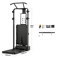 Estación de Entrenamiento de Fuerza FRS Smart Home Gym, Máquina de Cable con Pantalla Táctil de 32 Pulgadas, Resistencia de 120 kg, Fitness
