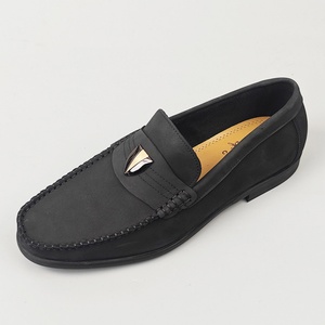 Chaussures en cuir de vachette respirantes, anti-odeurs, nouvelles chaussures décontractées et élégantes pour hommes, à enfiler, en gros, avec semelle en tendon de bœuf - Product Image 1