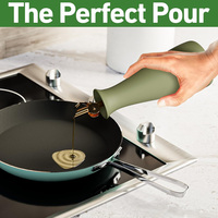 Distributeur d'huile d'olive en céramique avec bec verseur auto-fermant doré, bouteille anti-fuite pour huile d'olive vierge extra, bec verseur auto-fermant en acier inoxydable