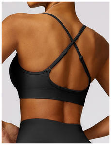 Sujetador de Yoga sin costuras <span class=keywords><strong>Beauty</strong></span> Back, ropa interior deportiva ajustada de secado rápido, ropa de abrigo, camisola, Top de Fitness - Product Image 3