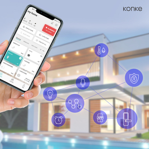 KONKE Manufacturer Wireless <strong>Wulian</strong> <strong>Zigbee</strong> <strong>Smart</strong> <strong>Home</strong> System Alexa <strong>Smart</strong> Control <strong>Home</strong> <strong>Automation</strong> - Product Image 1