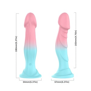 Vibrateur puissant à ventouse en silicone médical, forme réaliste de pénis, étanche IPX7, pour <span class=keywords><strong>orgasme</strong></span> <span class=keywords><strong>intense</strong></span> du point G chez la femme - Product Image 6