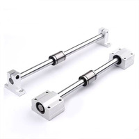 Rail de guidage linéaire SBR16 de 1000 mm avec kit de 2 blocs de roulement coulissant SBR16UU pour routeur CNC