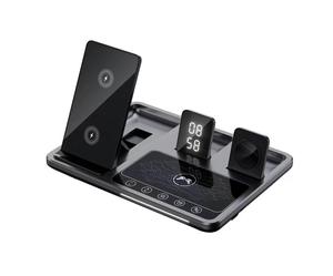 Nuova postazione Dock Display 4-in-1 con ricarica rapida Wireless per <span class=keywords><strong>Apple</strong></span> Watch per auricolari e cellulare - Product Image 2