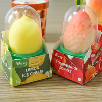 Hicey Groothandel 4D Aardbei-vormige IJsjes Fruit Sorbet Chocolade Knapperige IJsjes Exotische Smaak Ijspops
