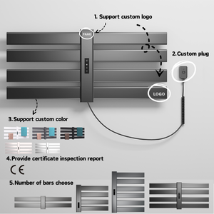 <span class=keywords><strong>Radiateur</strong></span> à serviettes électrique moderne, nouveau design, service OEM, chauffe-serviettes pour salle de bain, <span class=keywords><strong>support</strong></span> fixe pour serviettes de bain - Product Image 3