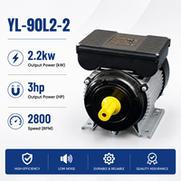 Moteur électrique asynchrone monophasé AC YL, boîtier en aluminium, 2,2 kW, 220 V, 50 Hz, 60 Hz