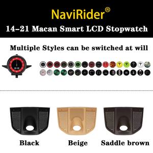 Nouvelle version améliorée du chronomètre LCD pour Porsche Macan 2014-2021, horloge centrale du tableau de bord, boussole, compteur électronique de temps - Product Image 4
