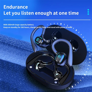 Audífonos Deportivos 635 con Gancho para la Oreja, <span class=keywords><strong>Bluetooth</strong></span> 5.3, con Certificación CE Rohs, para Ejercicio y Fitness, Resistentes al Agua IPX7, Cancelación de Ruido, Auriculares Inalámbricos TWS - Product Image 5