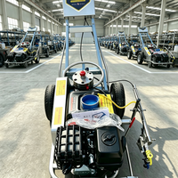 Équipement de marquage routier à fusionner avec une portée de 60 m pour le traçage de pistes d'aéroport à grande échelle
