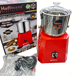 Hoffmans HM-8865 1800W Pilon à igname robuste 10L, Machine commerciale à Fufu pour restaurants africains et bars, 220V - Product Image 1