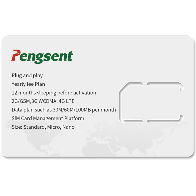 Pengsent 2G&3G&4G Global Roaming Simcard Blank 4g Lte Sim Card