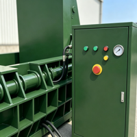 Presse à balles hydraulique horizontale pour métaux ferreux, télécommandée, haute sécurité, pour le compactage du cuivre, de l'aluminium et du fer
