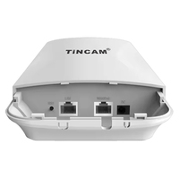 TiNCAM 10km 5.8G 18dbi CPE Inalámbrico para Exteriores IP65 POE 24V DC 12V13KM Puente Inalámbrico para Exteriores 1 Par Punto de Acceso Inalámbrico