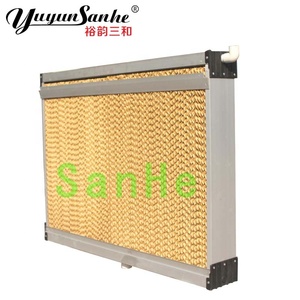 Aluminium-Rahmen Kühlpad Verdunstungsluftkühler Wasserkühlvorhang für Schweinefarm Geflügelhaus Gewächshaus - Product Image 3