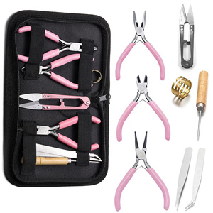 Juego de Herramientas de Joyería de 4.5 Pulgadas, 8 Piezas, Alicates de Joyería Multifuncionales, Alicates de Punta Fina, Tijeras, Pinzas, Juego de Kits - Product Image 5