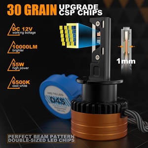 Lampadina LED D30 a Doppio Chip, 110W, 11000 Lumen, 6500K, D1S D2S D8S D5S D3S per Sistema di Illuminazione Auto - Product Image 4