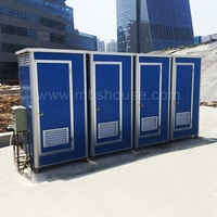 Salle de douche de toilette portable d'extérieur au design moderne pour l'usage public Panneau sandwich durable Matériau structure en acier