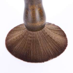 Cepillo de barrido de pelo roto de peluquero de gama alta cepillo de limpieza de polvo de cuello de cerdas de fibra de lana suave con Material de pelo sintético - Product Image 4