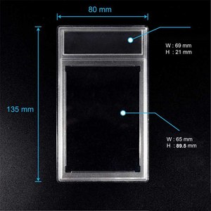Estuches Rígidos de Acrílico para Tarjetas Coleccionables, Fundas Protectoras para Tarjetas Graduadas, Estuches de Plástico para Tarjetas Coleccionables - Product Image 4