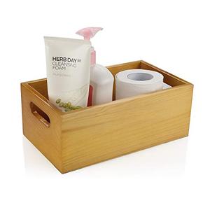 Wholesale 4 Pack Nesting Unfinished Pine Modern Design <b>Storage</b> Crates OEM ODM Custom Logo Stackable <b>Boxes</b> Handles <b>Kitchen</b> Pantry - Product Image 1
